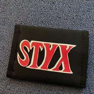 Styx Silk screened vintage wallet